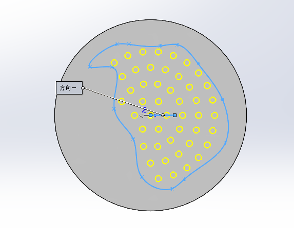 SolidWorks填充阵列时边界对填充结果有哪些影响？