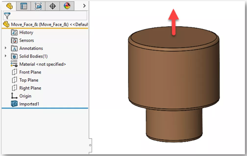 关于SolidWorks快速提升效率的小工具 | 移动面和删除面